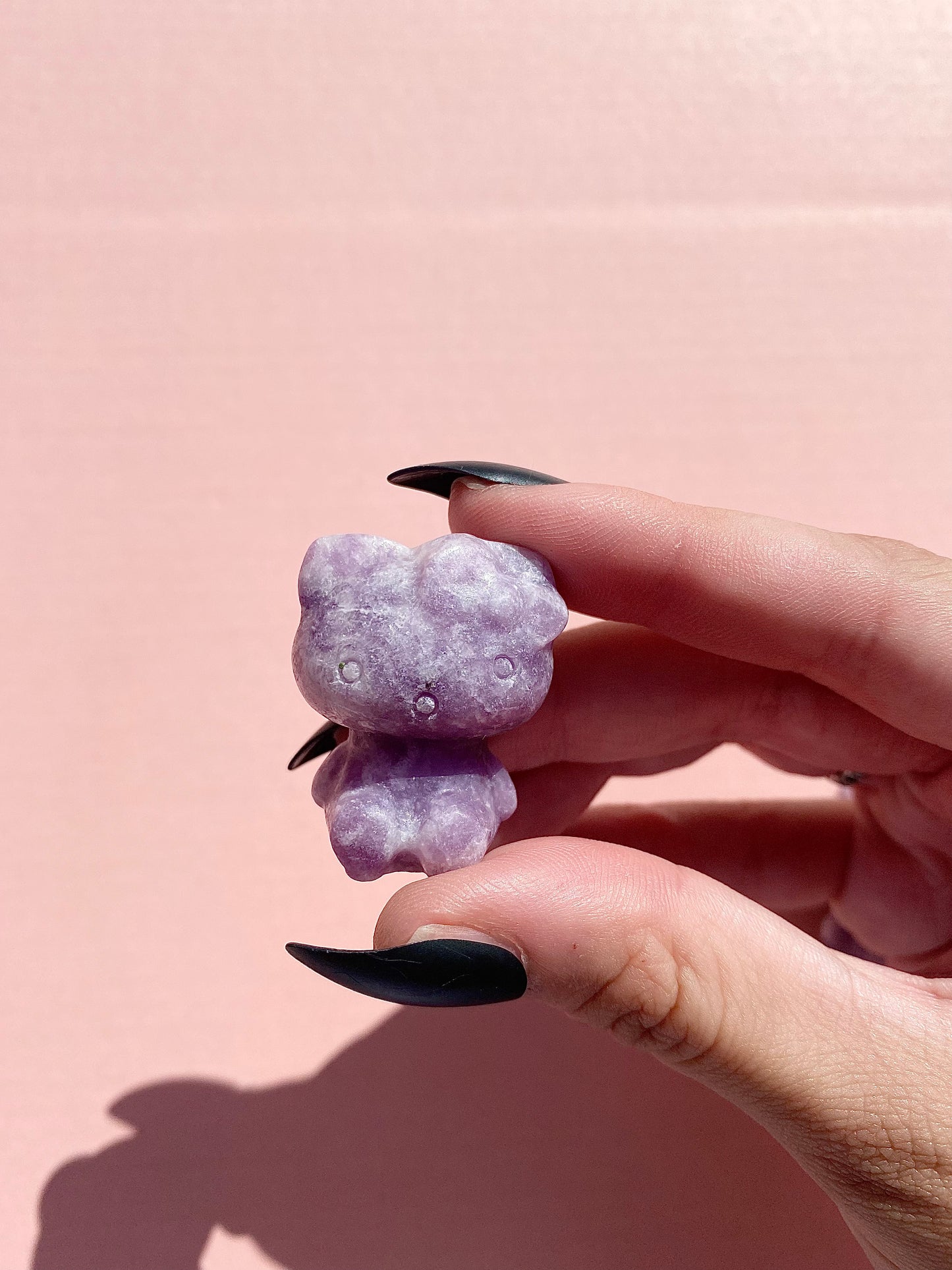 ♡ Lepidolite Hello Kitty ♡