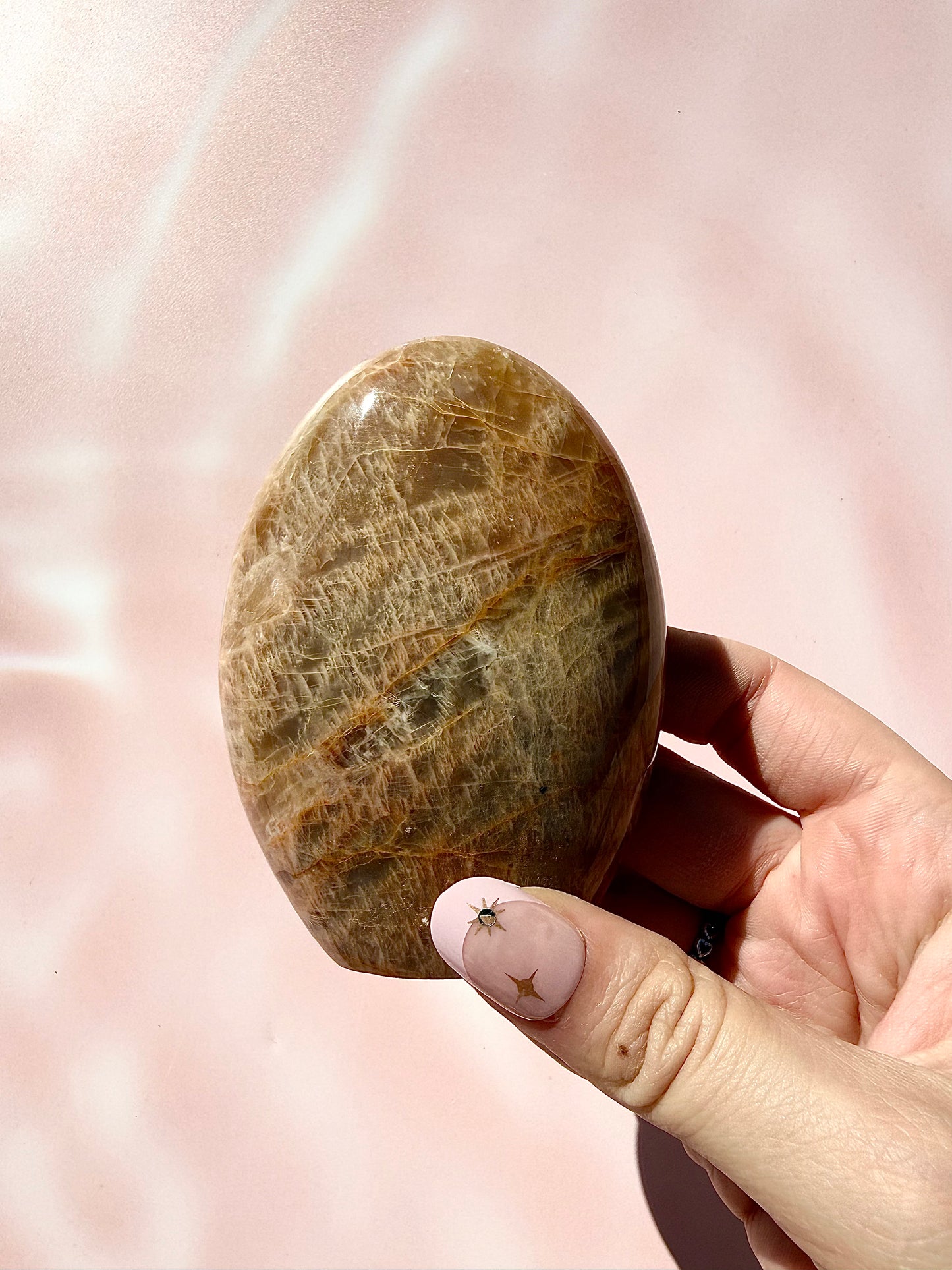 Peach Moonstone Freeform — 5.