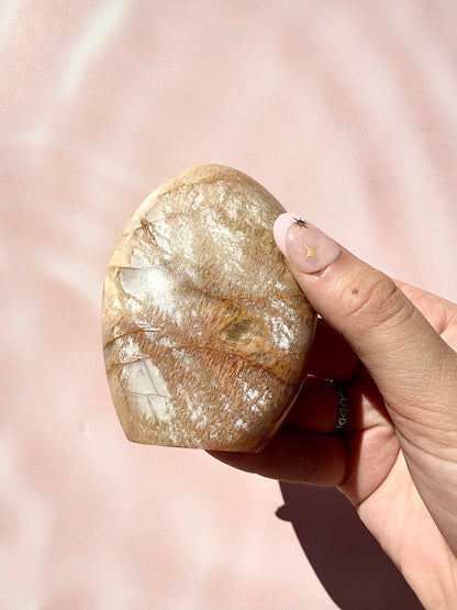 Peach Moonstone Freeform — 5.