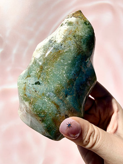 Ocean Jasper Large Flame