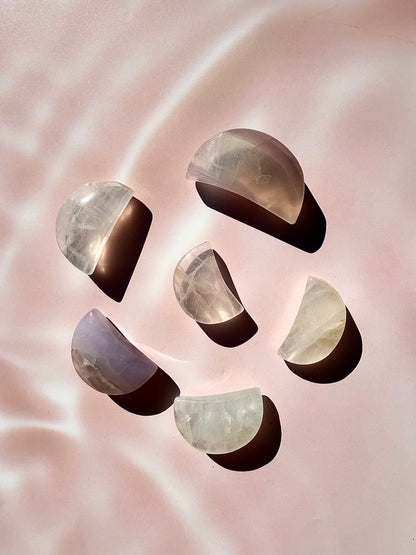 Lavender Fluorite Moons