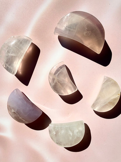 Lavender Fluorite Moons