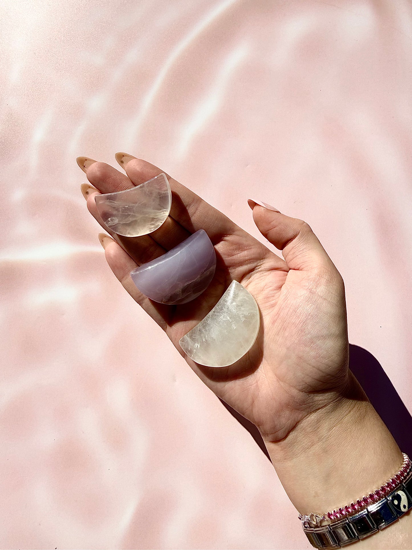 Lavender Fluorite Moons