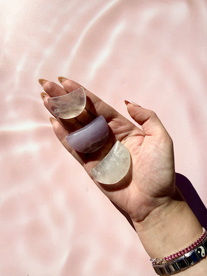 Lavender Fluorite Moons