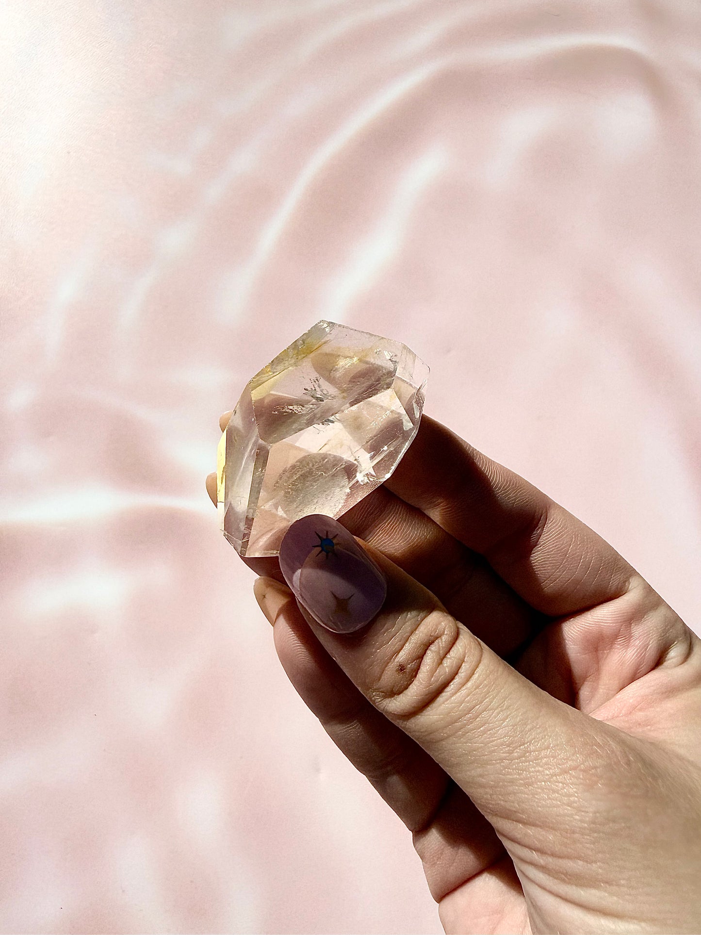 Golden Rutile Clear Quartz Freeform