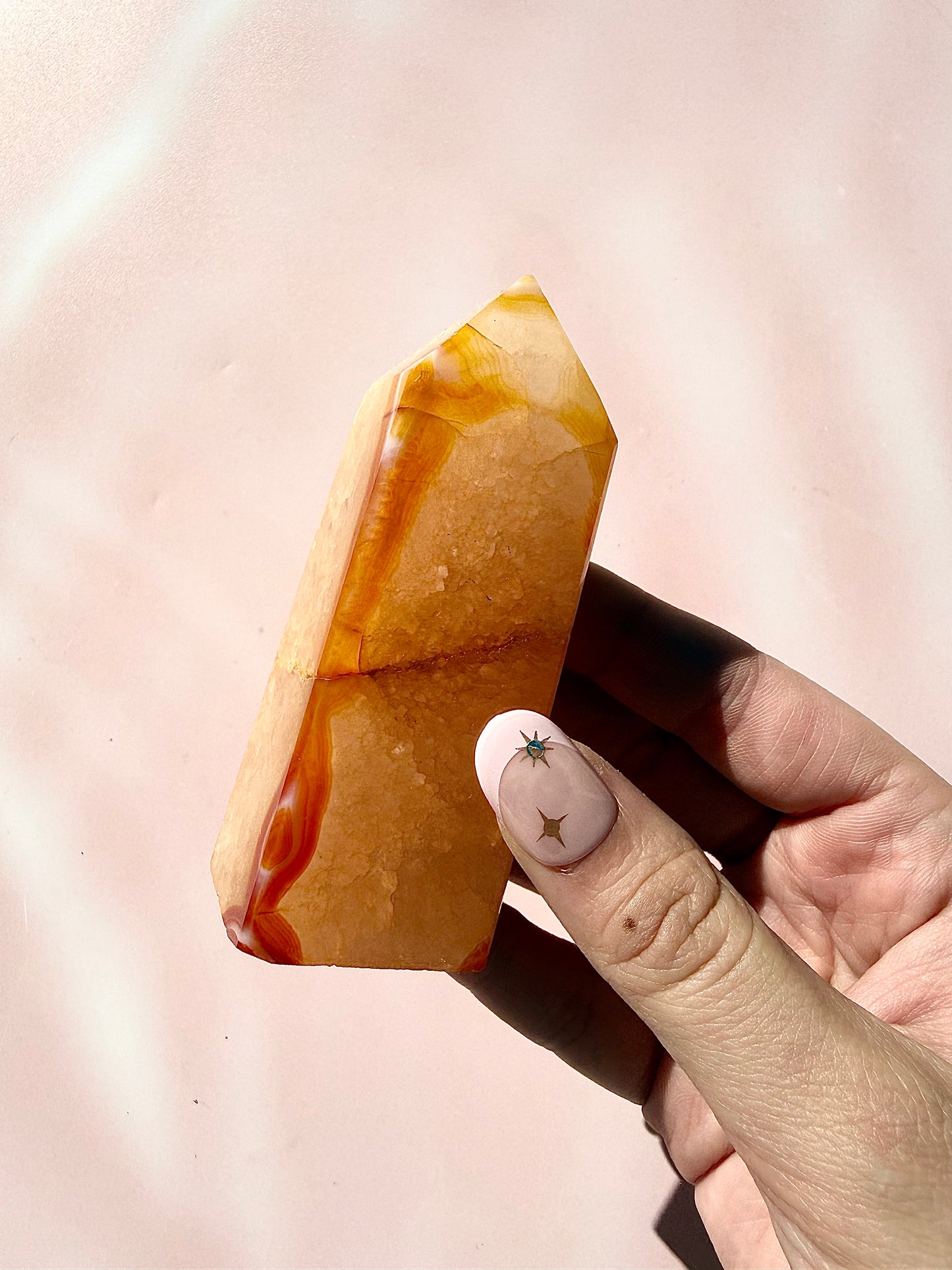 Druzy Carnelian Tower