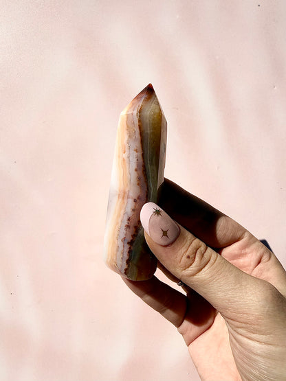 Milky Carnelian Tower
