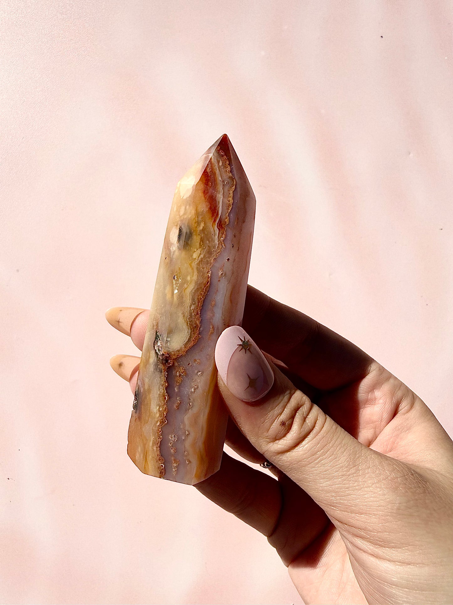 Milky Carnelian Tower