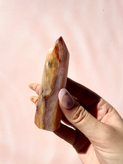 Milky Carnelian Tower