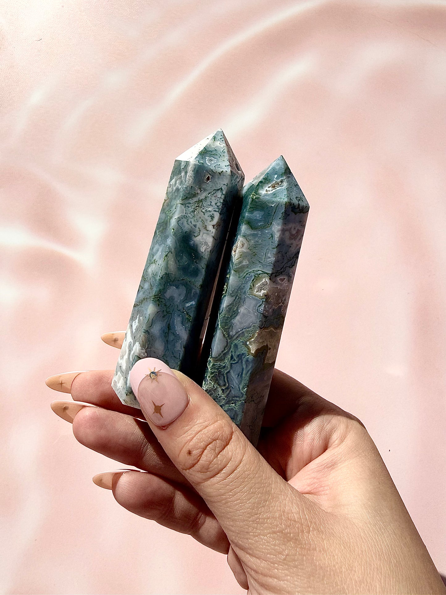 Moss Agate Towers