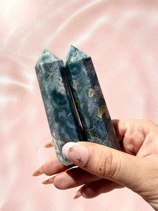 Moss Agate Towers