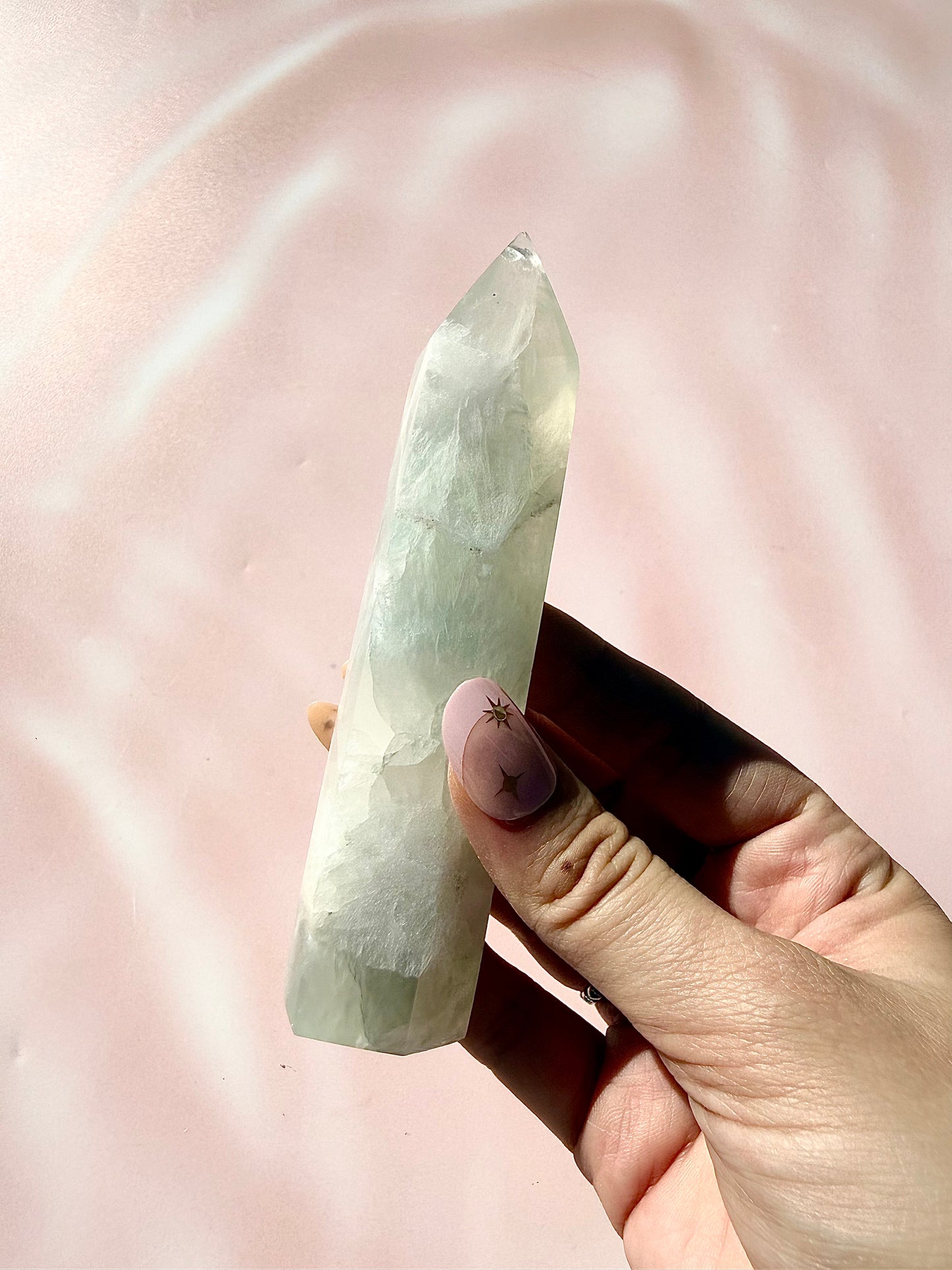 Light Green Fluorite Tower
