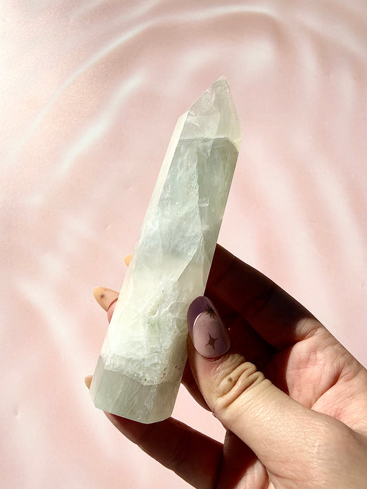 Light Green Fluorite Tower