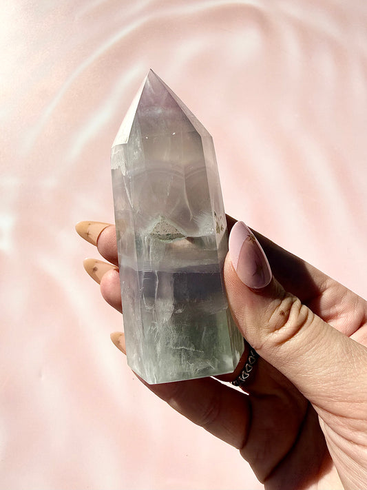 Lavender Fluorite Tower