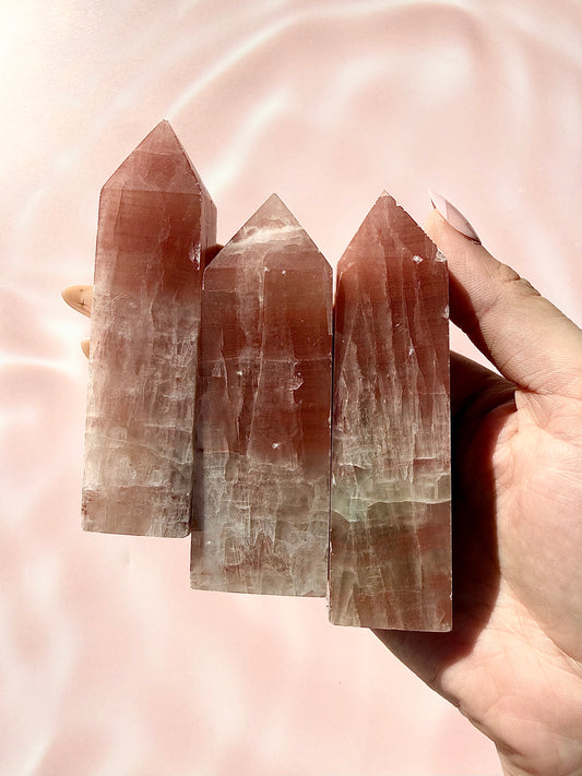 Rose Calcite Towers