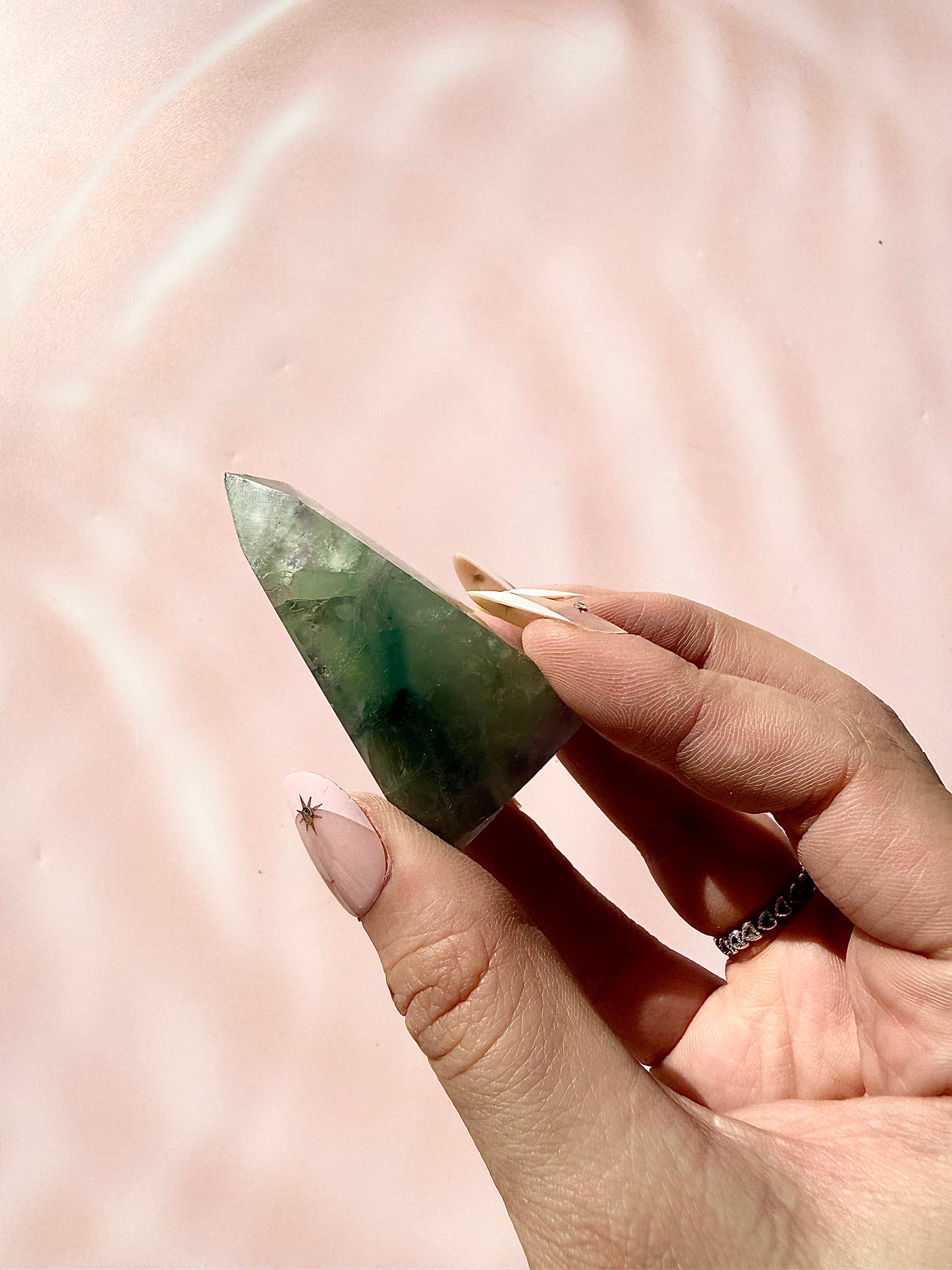 Green Fluorite Obelisk