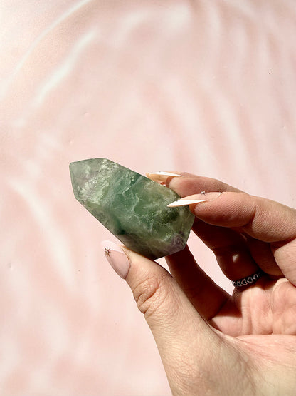 Green Fluorite Obelisk