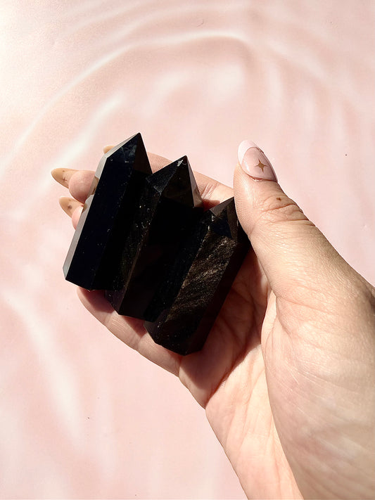 Golden Sheen Obsidian Towers