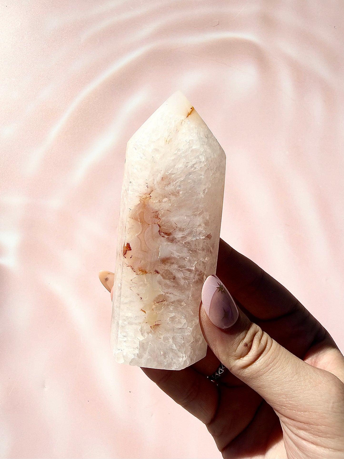 Druzy Agate Tower