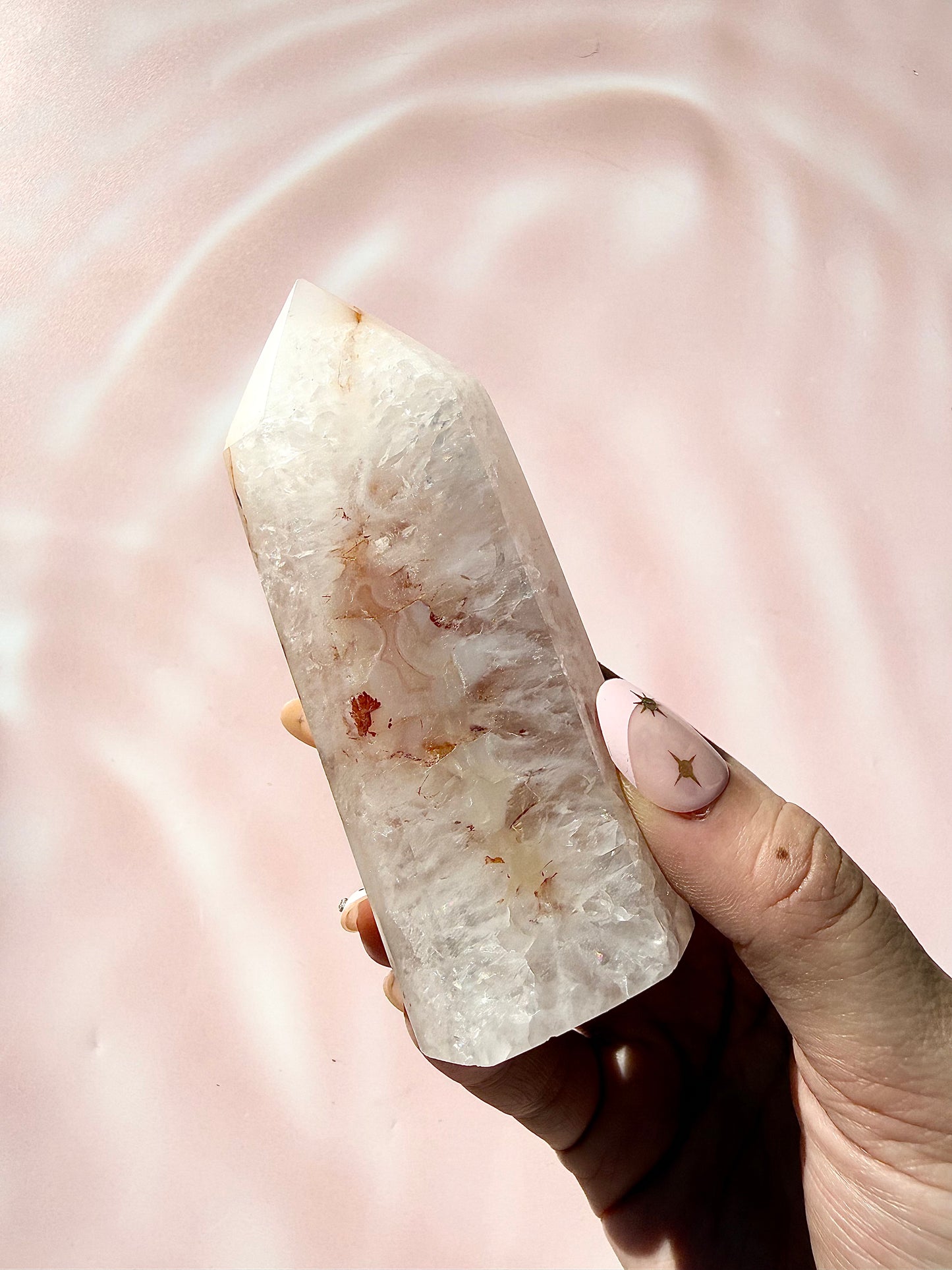 Druzy Agate Tower