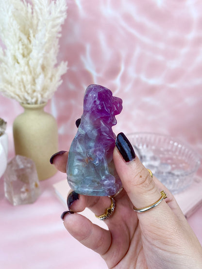 Purple Fluorite Dogs