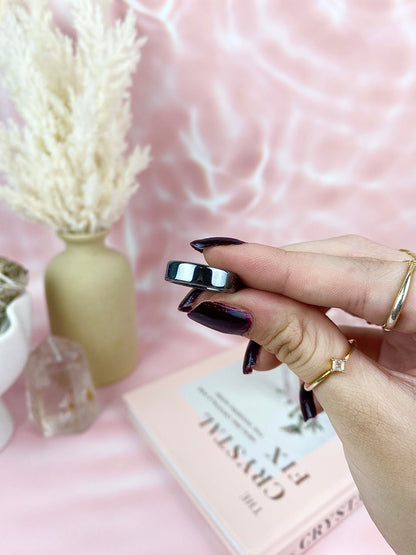 Hematite Rings/Sphere Holders