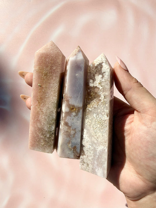 Pink Amethyst Towers