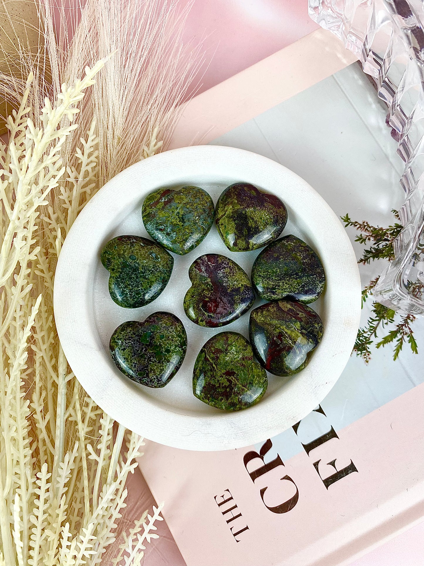 Dragon Bloodstone Hearts