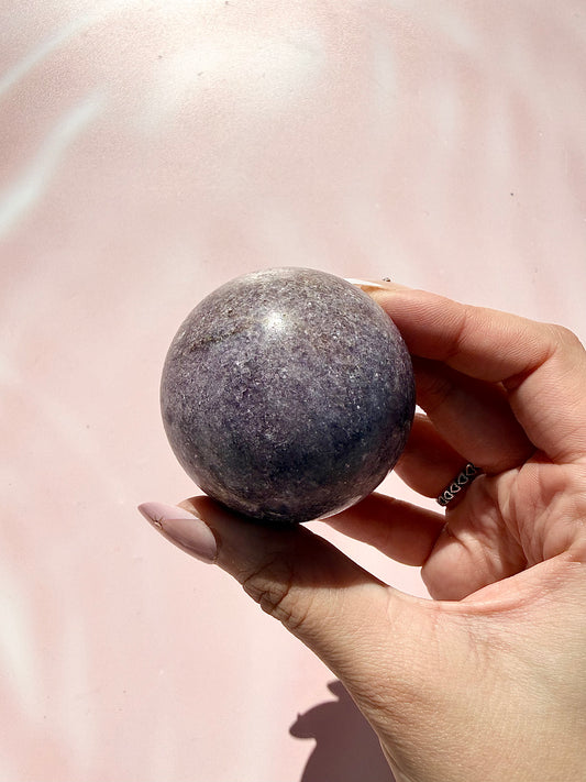 Lepidolite Sphere