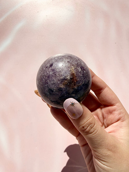 Lepidolite Sphere