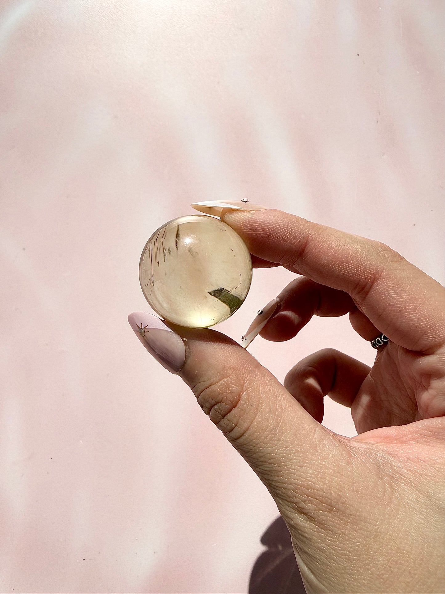 Heat Treated Citrine Sphere