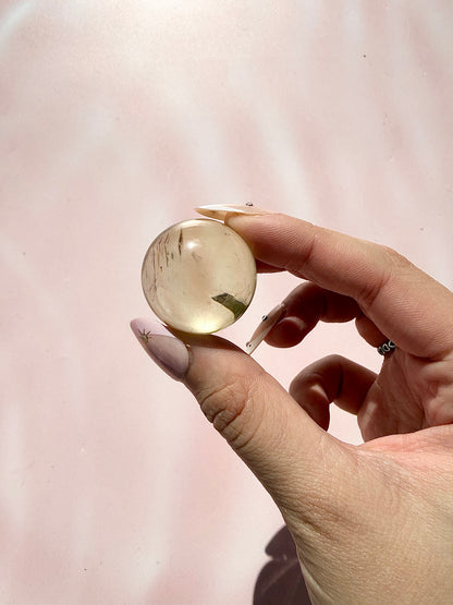Heat Treated Citrine Sphere