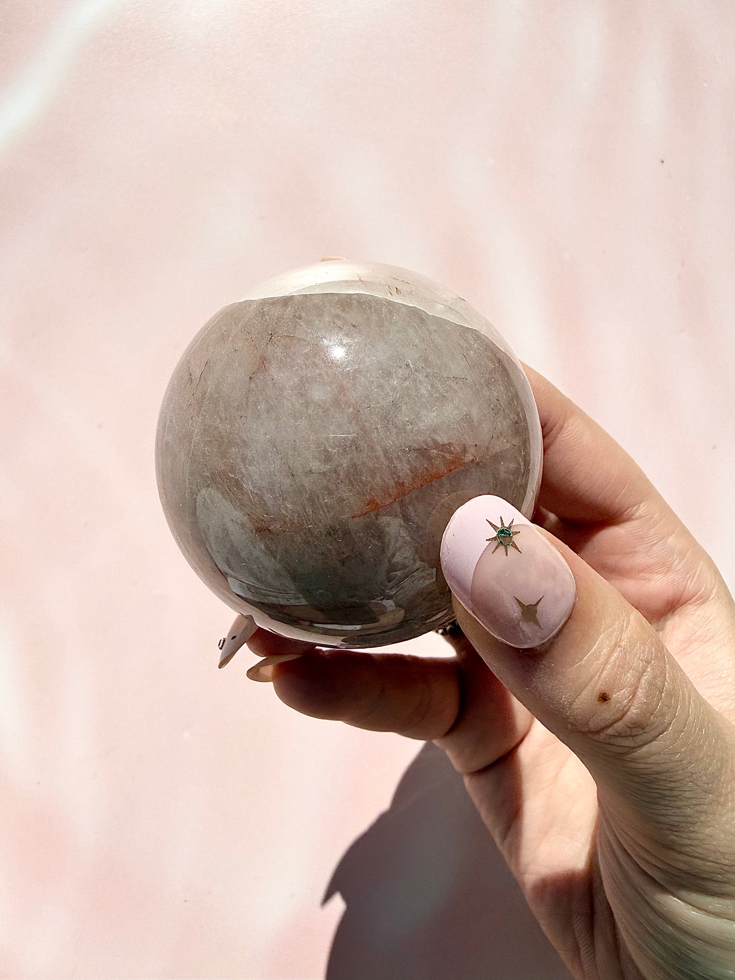 Fire Quartz Sphere