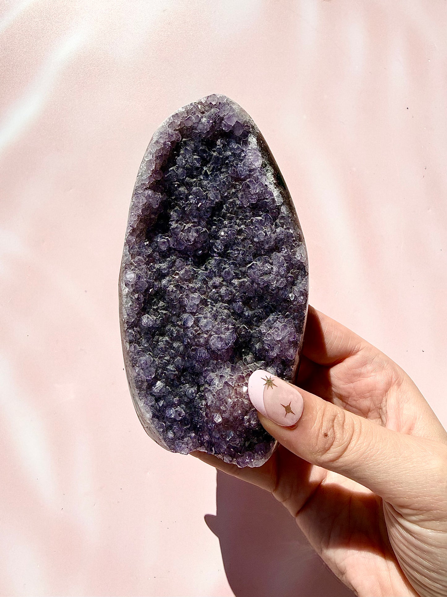 Amethyst Large Cutbase Cluster
