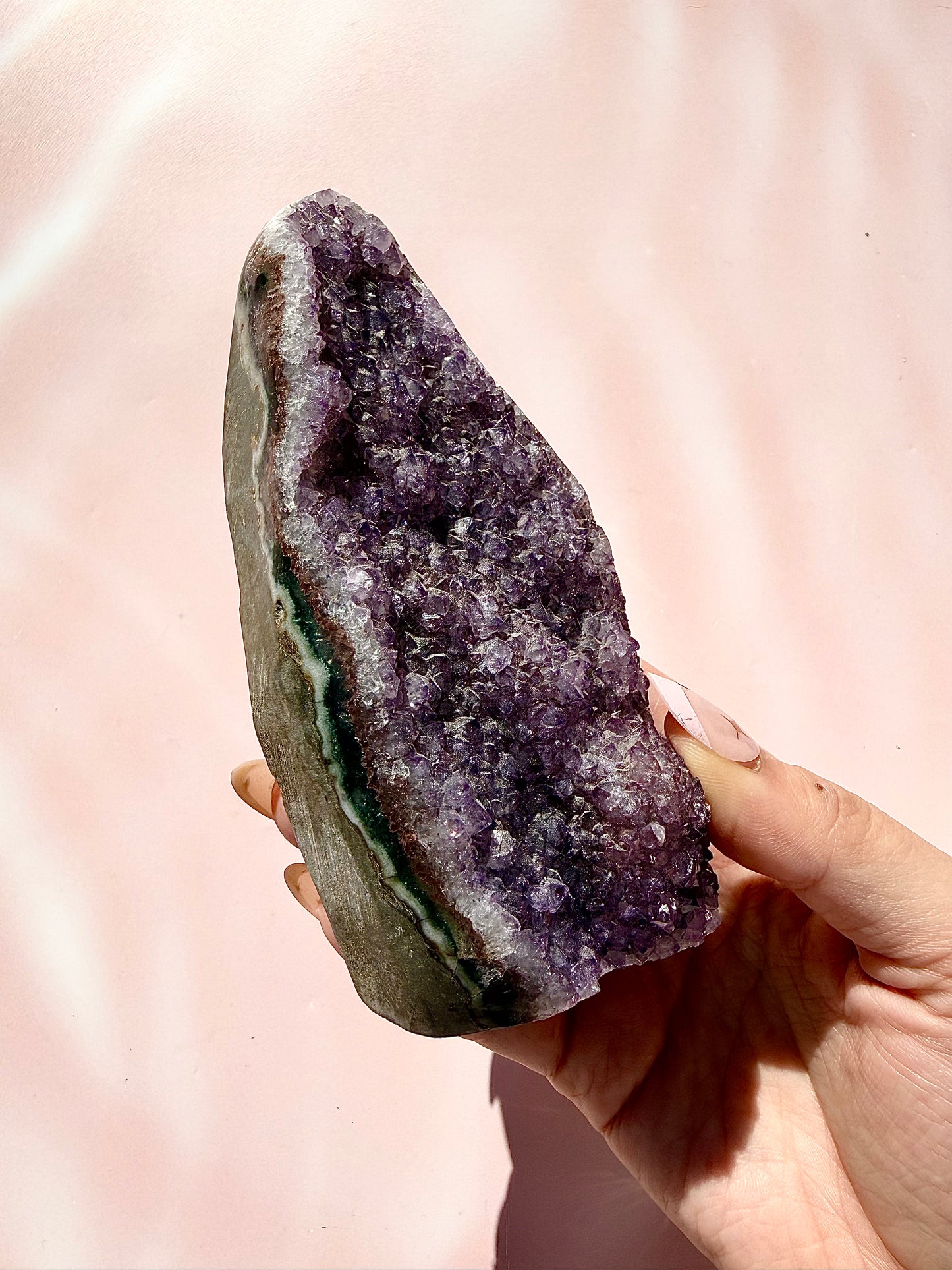 Amethyst Large Cutbase Cluster