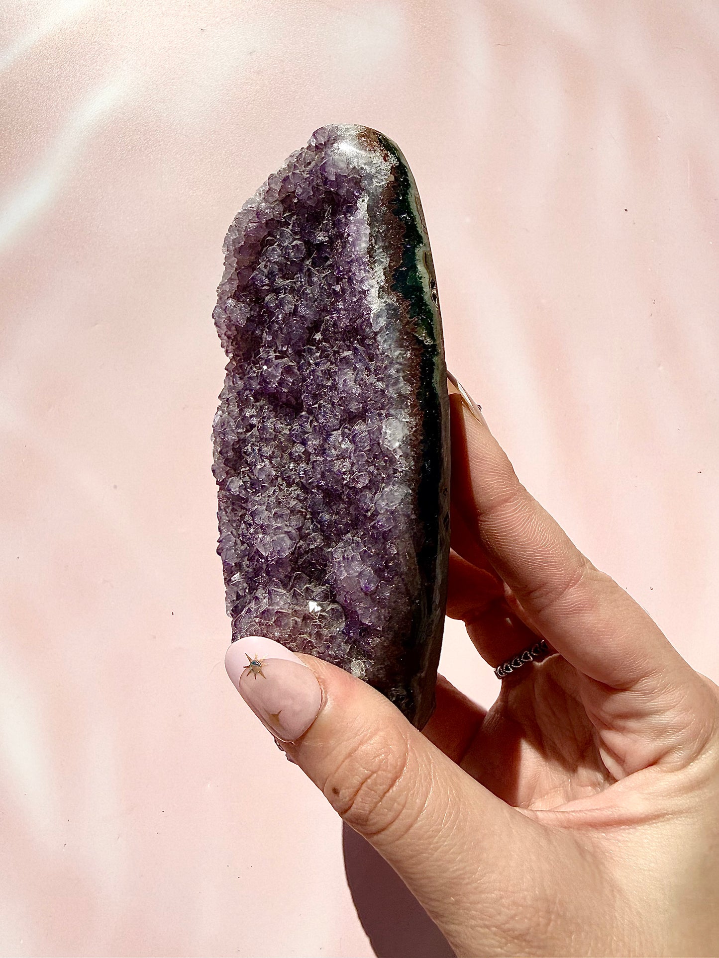 Amethyst Large Cutbase Cluster