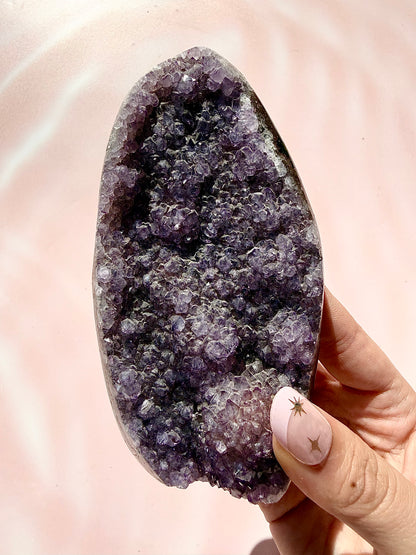 Amethyst Large Cutbase Cluster