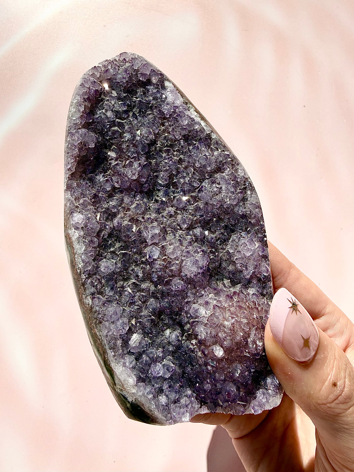 Amethyst Large Cutbase Cluster