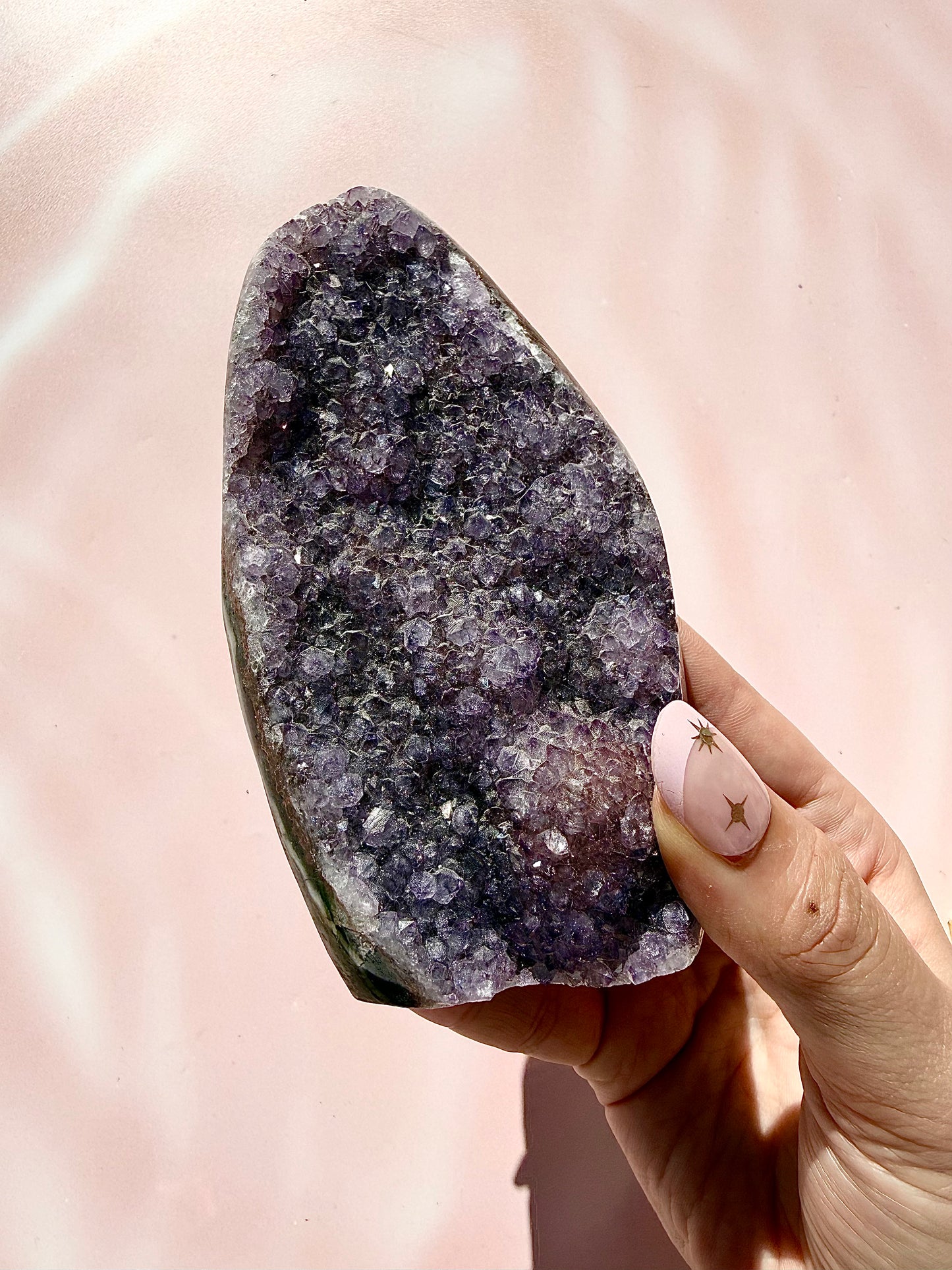 Amethyst Large Cutbase Cluster