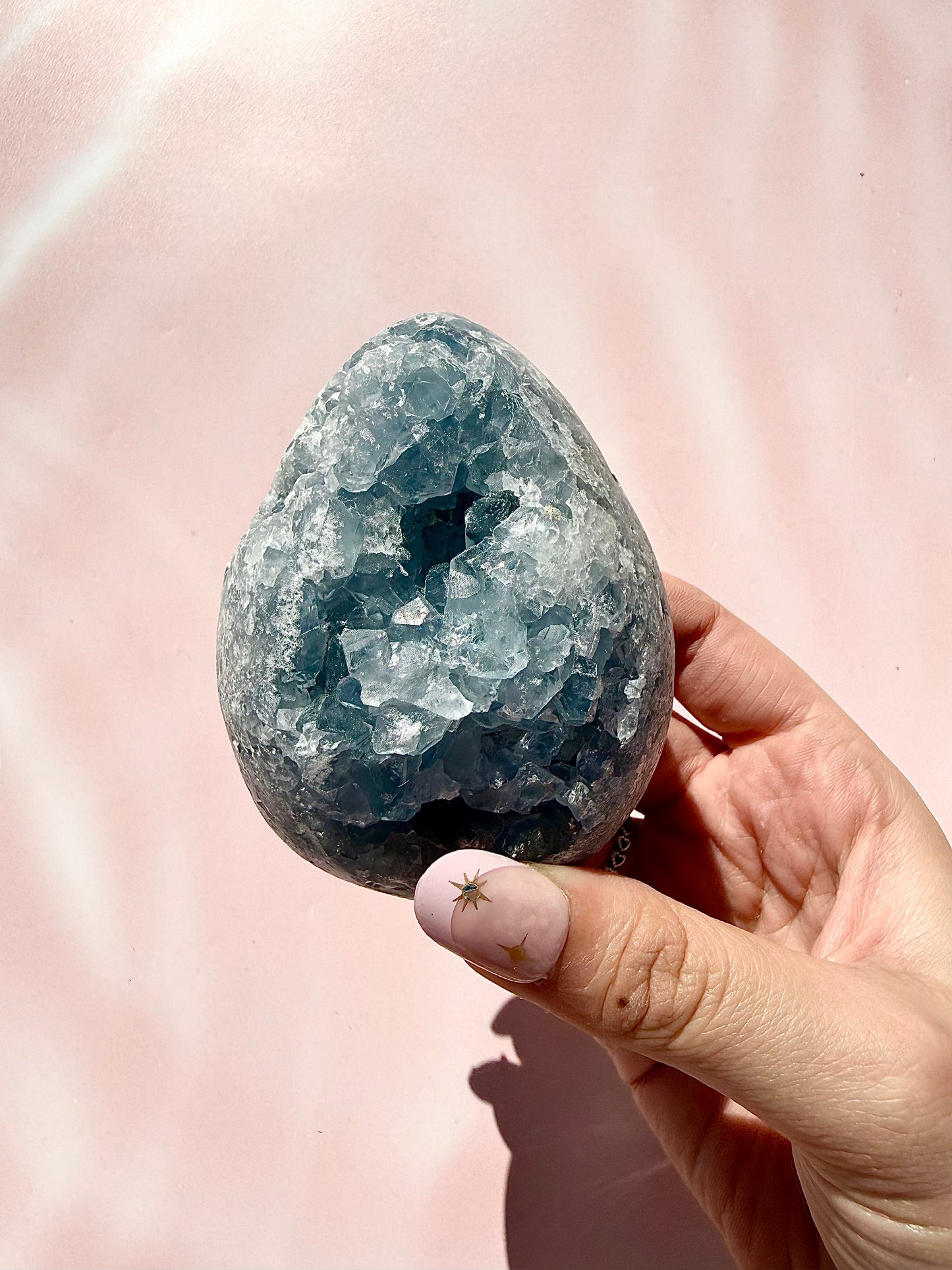 Celestite Egg Cluster