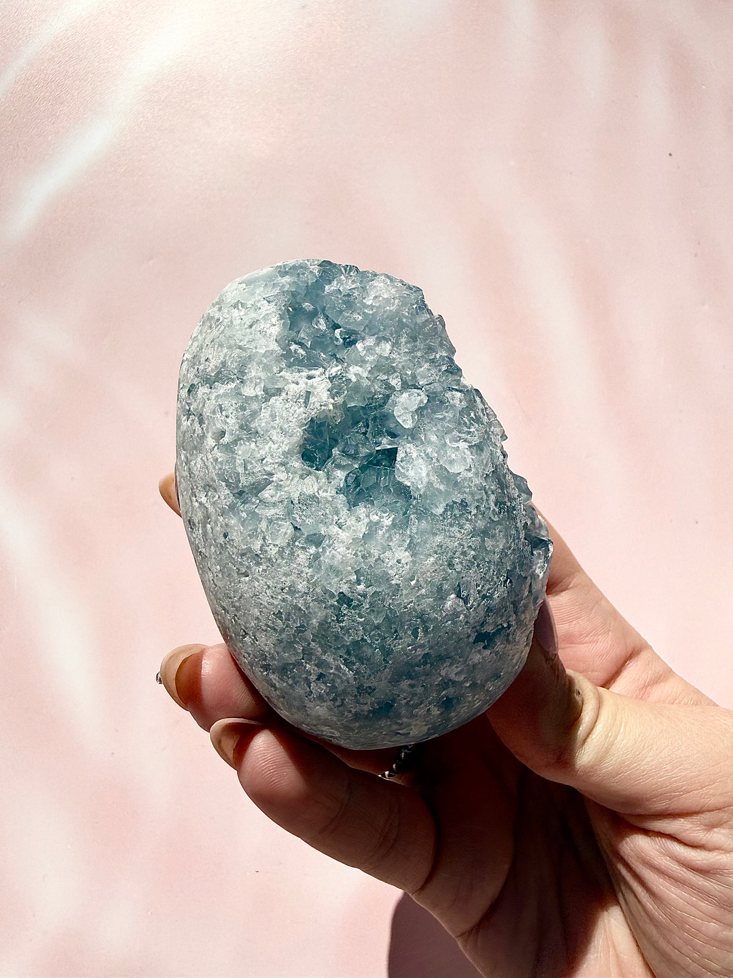 Celestite Egg Cluster