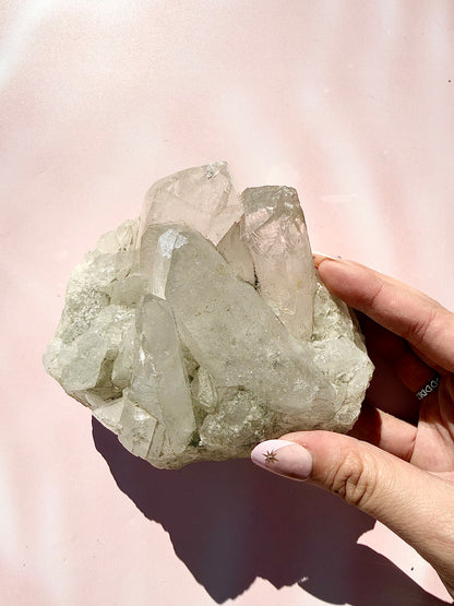 Clear Quartz Large Cluster