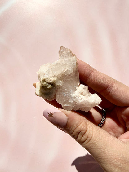 Pink Himalayan Quartz Specimen