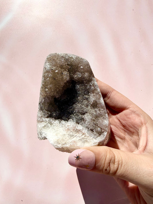 Amethyst Cutbase Cluster