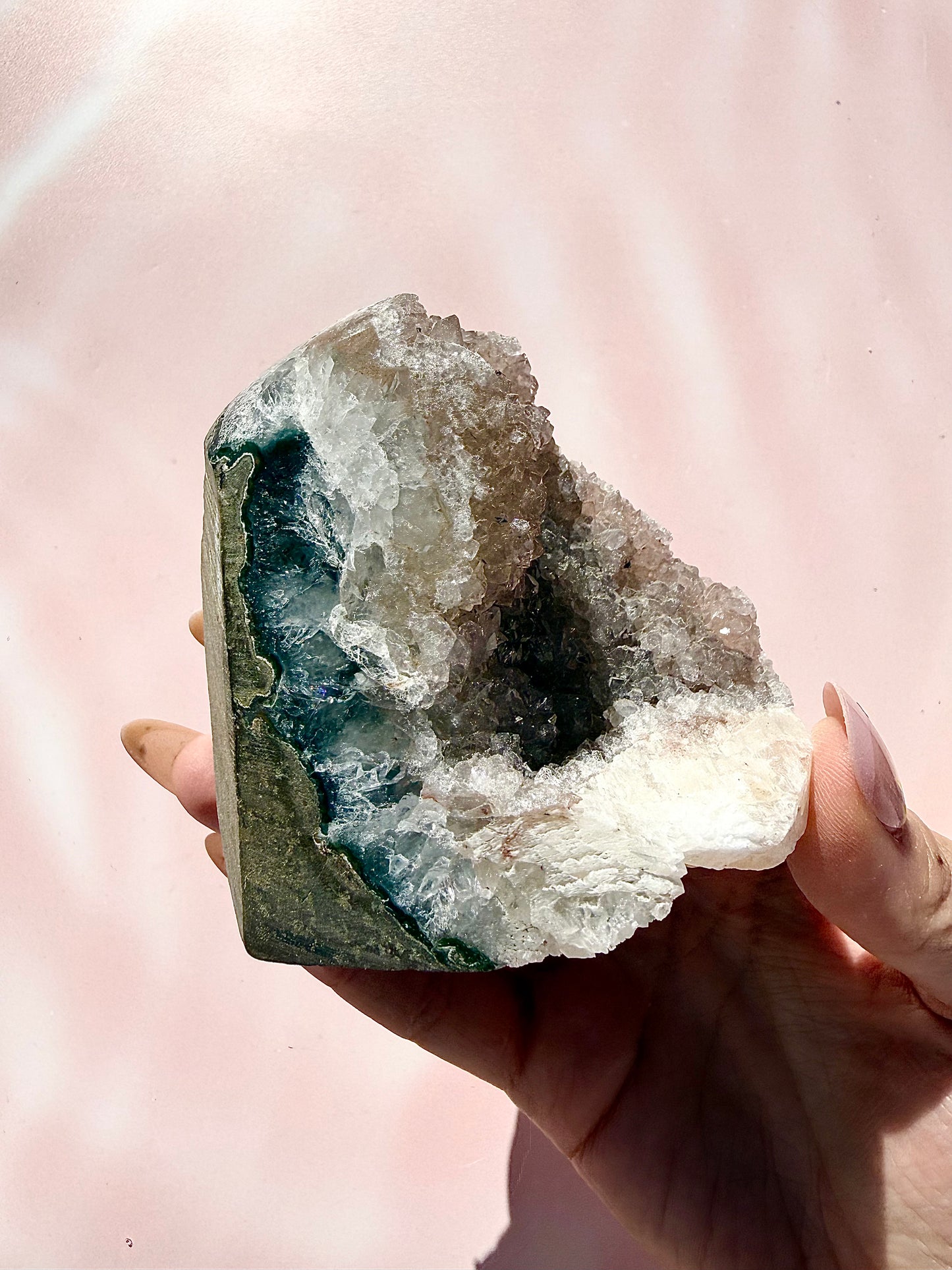Amethyst Cutbase Cluster