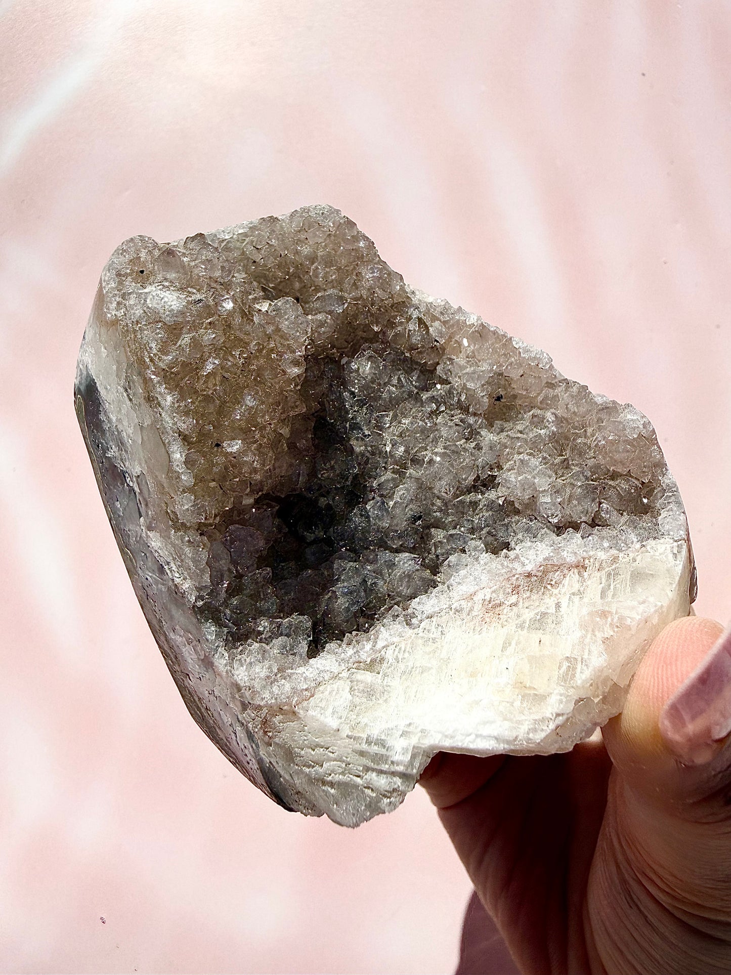 Amethyst Cutbase Cluster