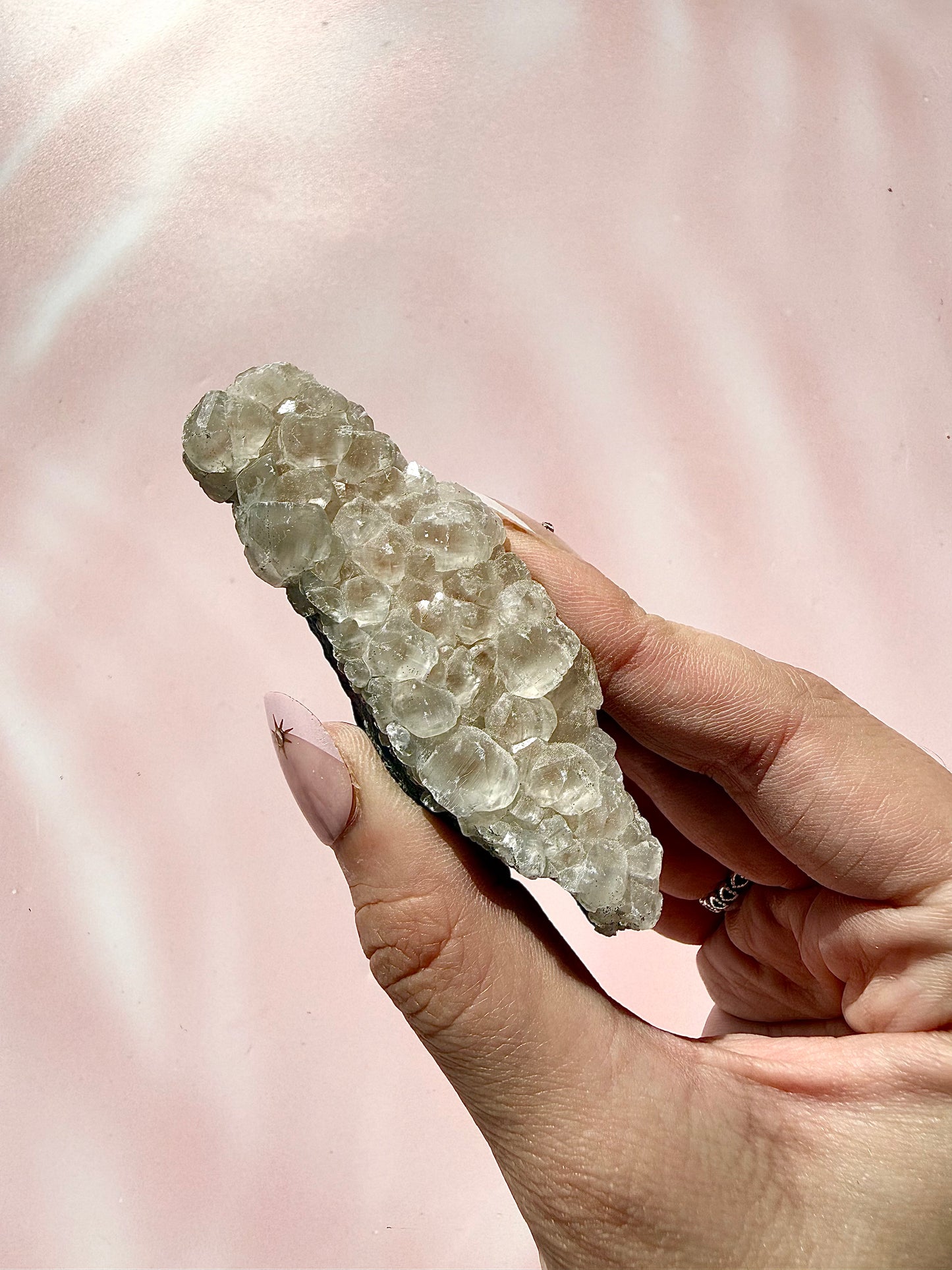 Pink Calcite Sparkly Specimen