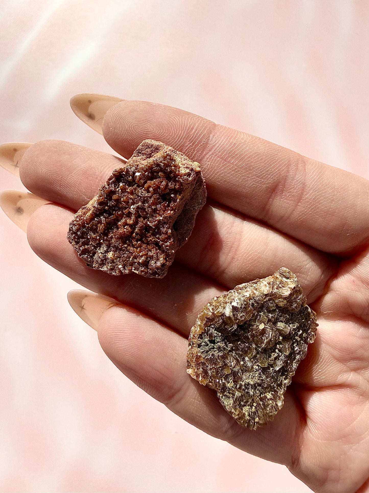 Red Quartz Specimens