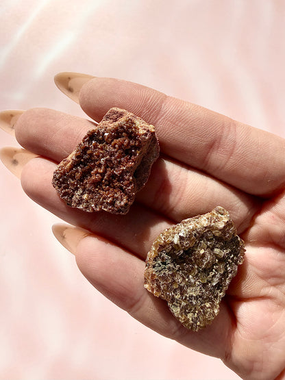 Red Quartz Specimens