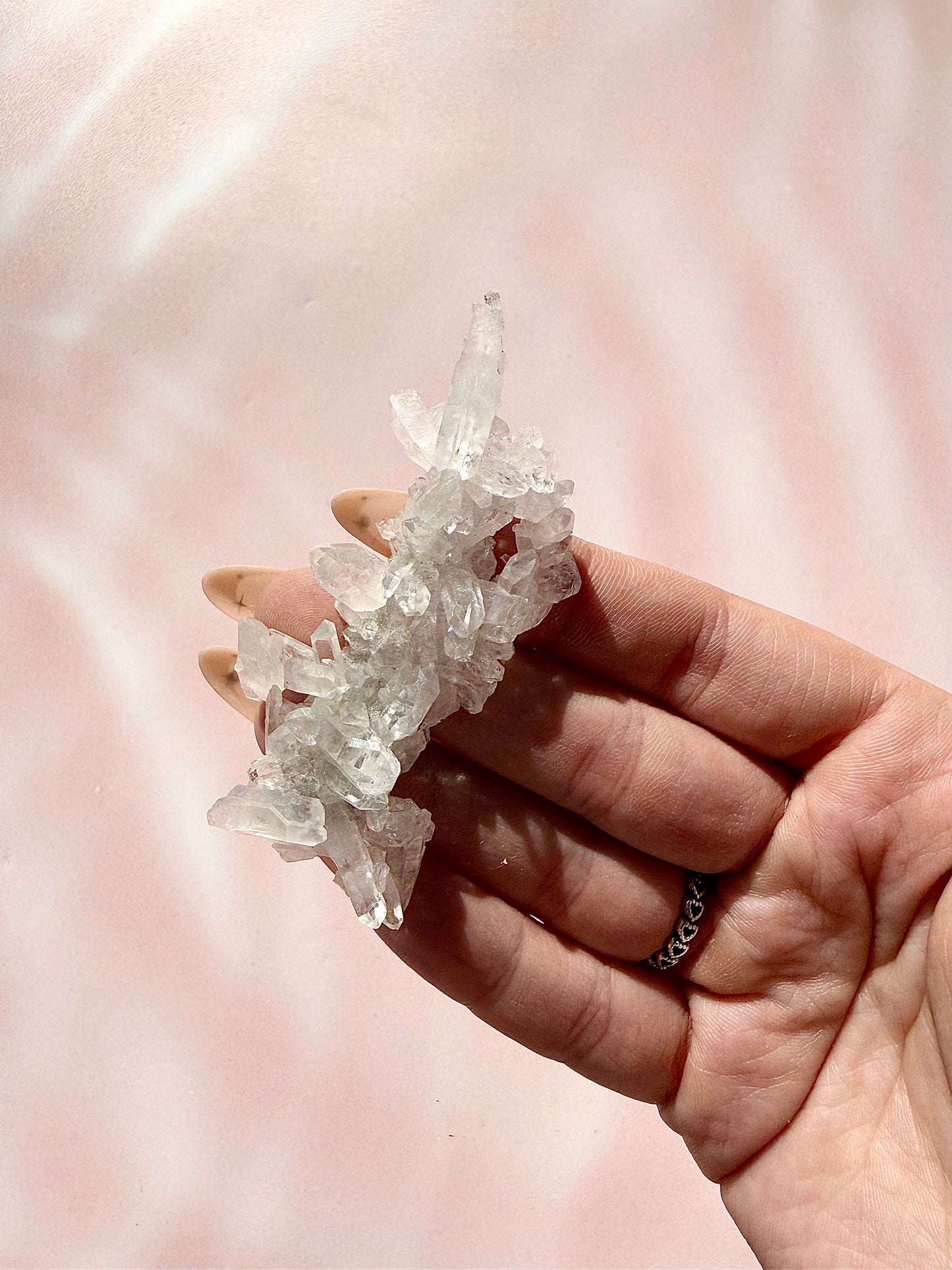 ✧ CHRYSANTHEMUM CLEAR QUARTZ SPECIMEn ✧